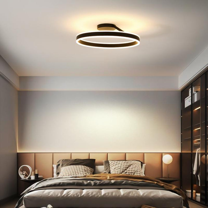 Modern LED Ceiling Lamp - Luminara-Dimmable-Black-B-State of Style