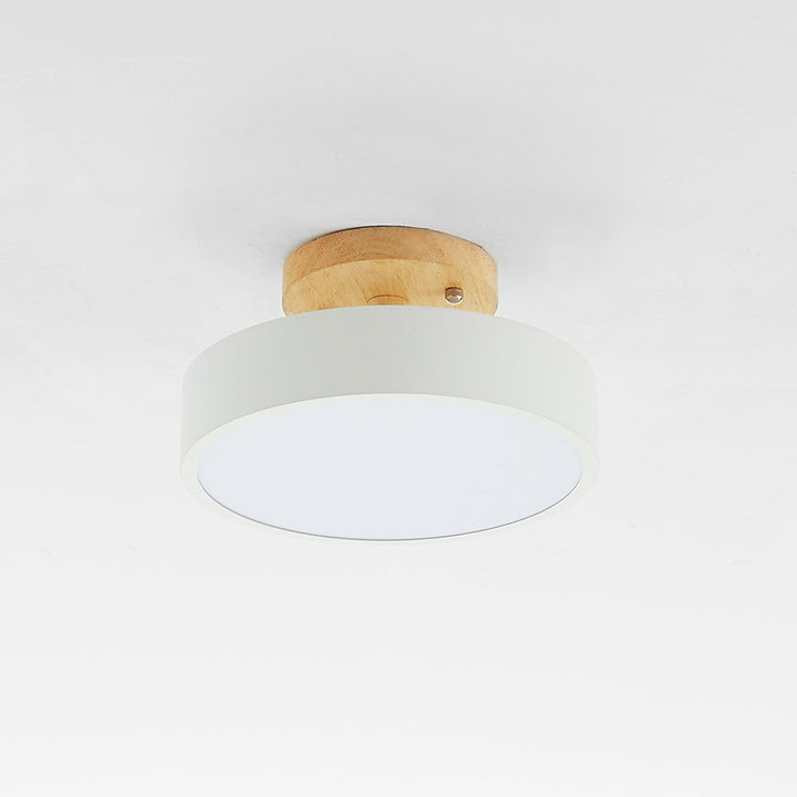 Modern LED Ceiling Light - LunaLux-Wood-State of Style