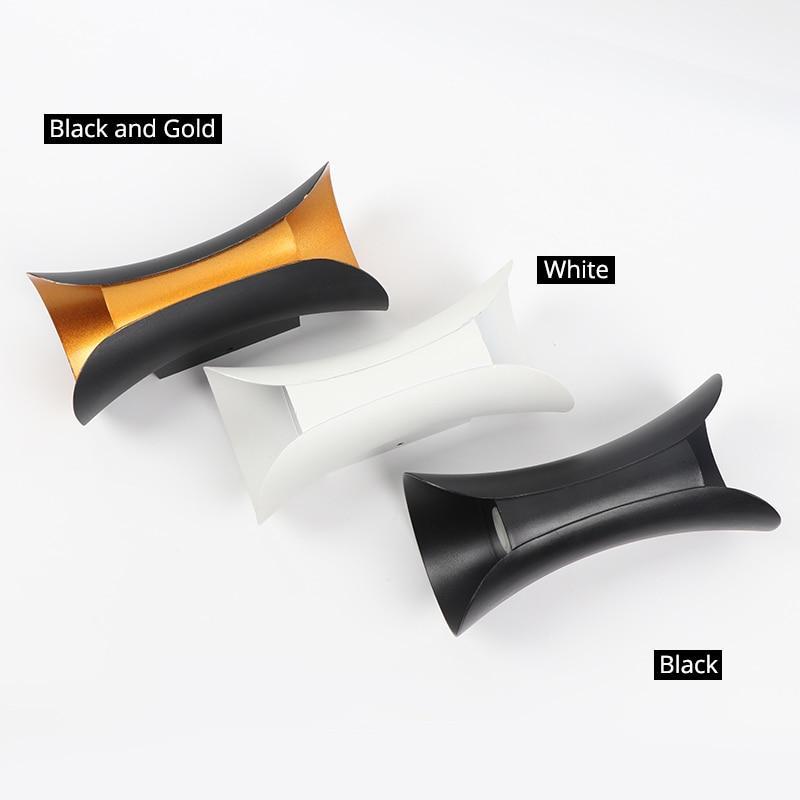 Modern LED Outdoor Wall Lamp - LumiEdge-Black and Gold-Small 6W-Warm white-State of Style