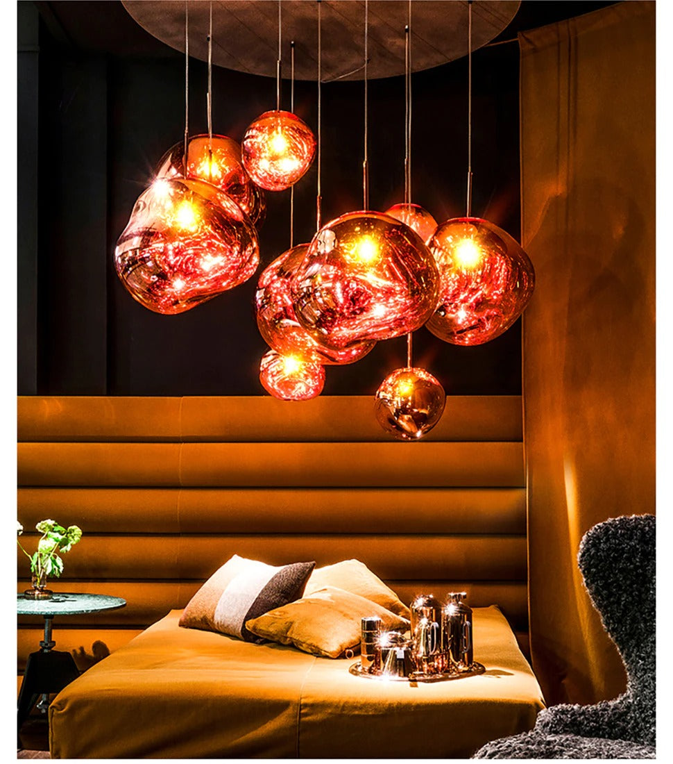 Modern LED Pendant Lamp – Lumaé-Rose gold-15CM-State of Style