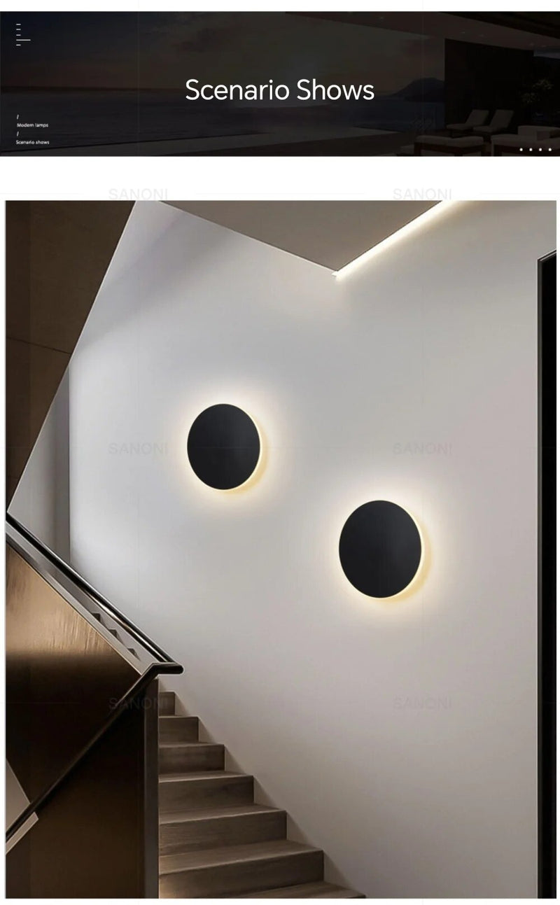 Modern LED Wall Lamp – Lumeo-20 cm White-Warm White-State of Style
