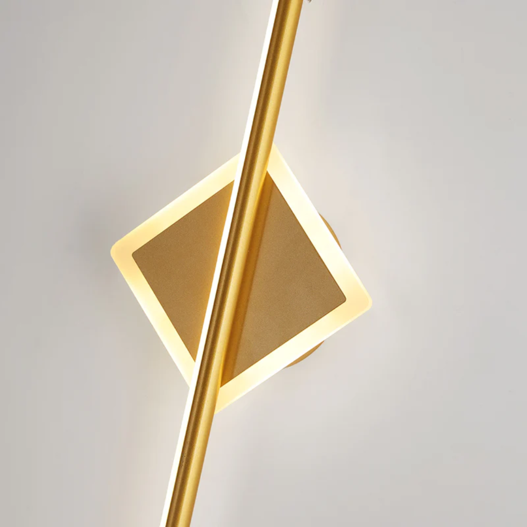 Modern LED Wall Lamp - OpalEdge-Round-Gold-40 cm-State of Style