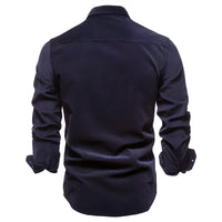 Modern Men's Shirt - Aiden-Dark Grey-S-State of Style