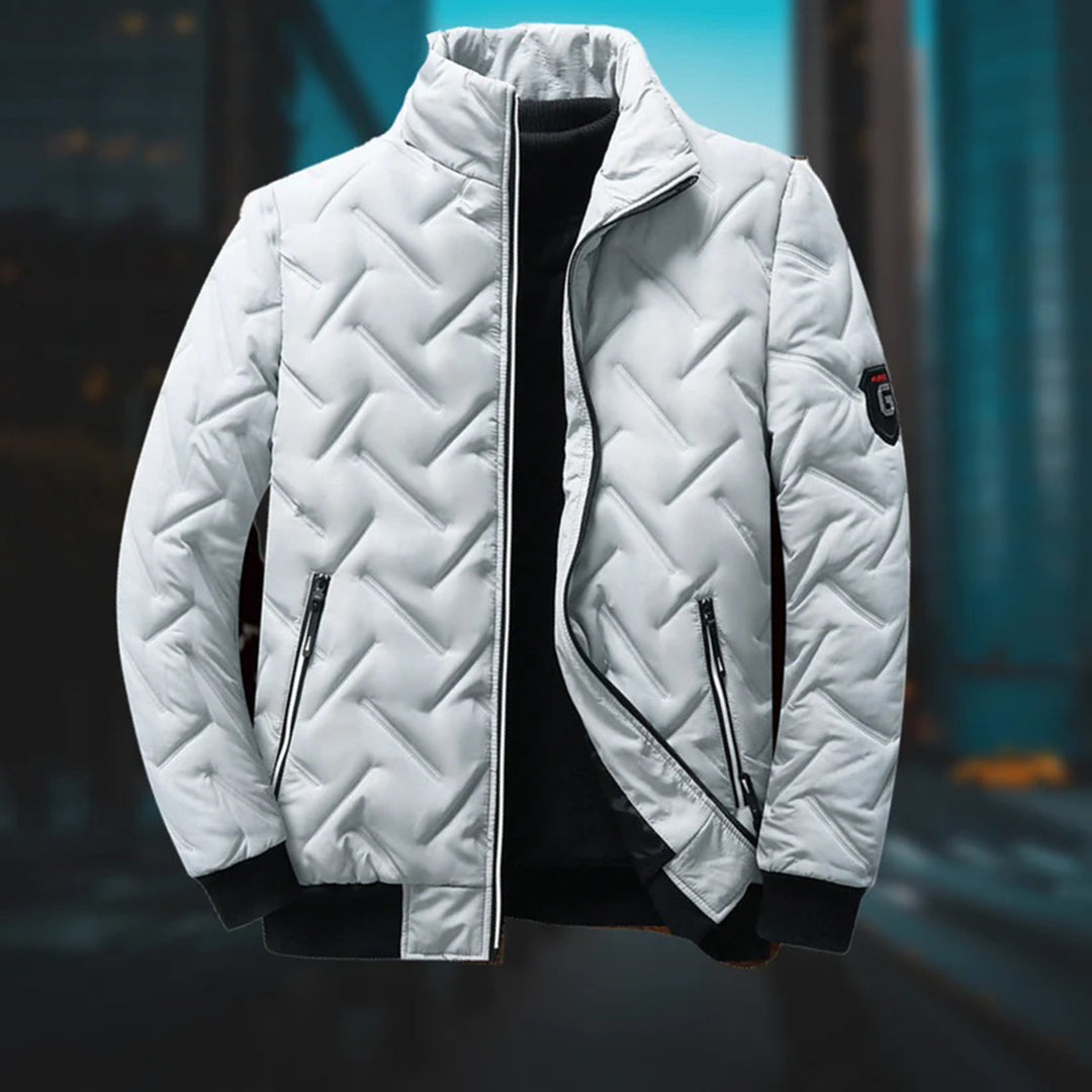 Modern Men’s Windbreaker - Leon-Grey-M-State of Style