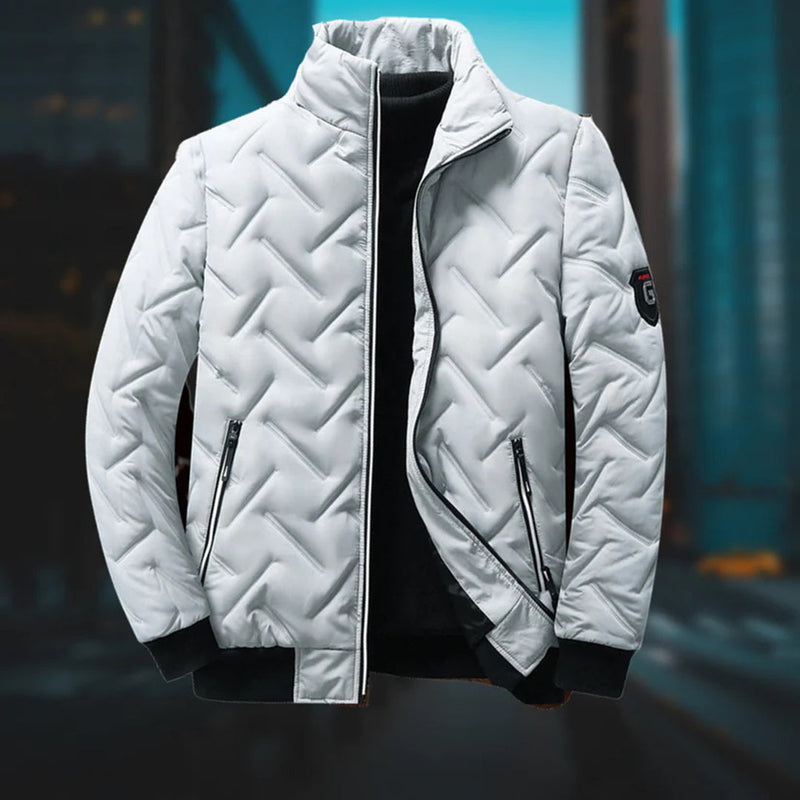 Modern Men’s Windbreaker - Leon-Grey-M-State of Style