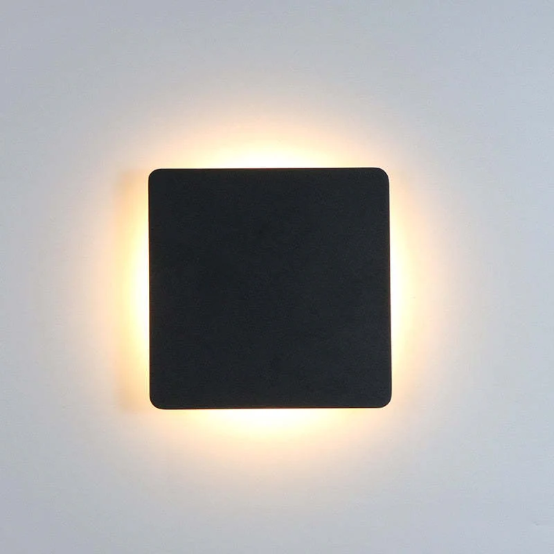 Modern Minimalist LED Wall Lamp - Zenith-Black-Warm White-Round Small-State of Style