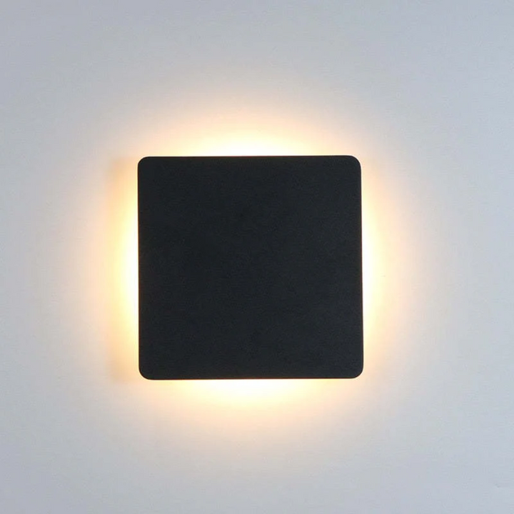 Modern Minimalist LED Wall Lamp - Zenith-Black-Warm White-Round Small-State of Style