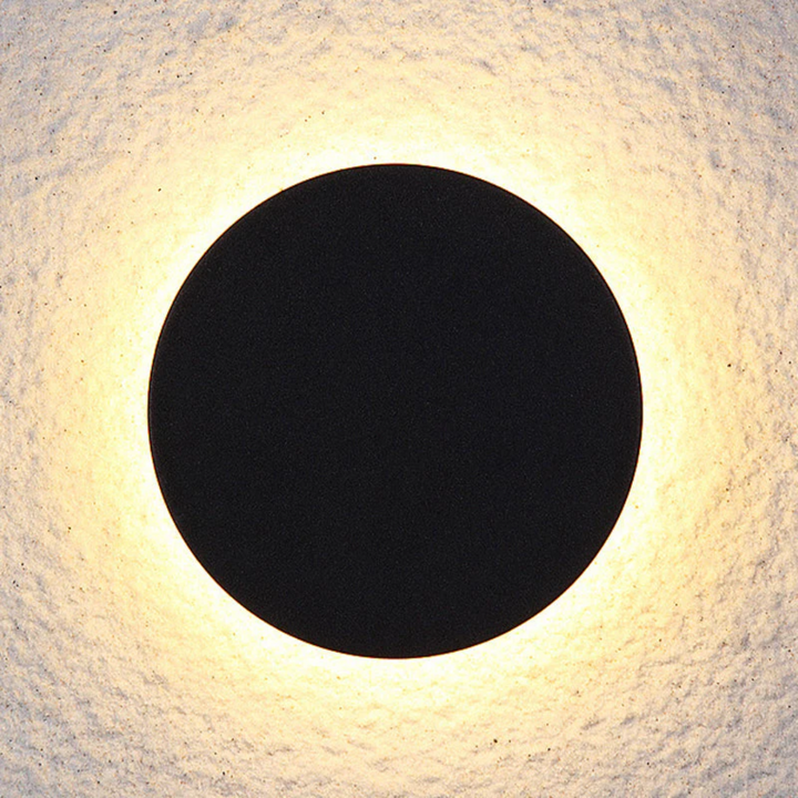 Modern Minimalist LED Wall Lamp - Zenith-Black-Warm White-Round Small-State of Style