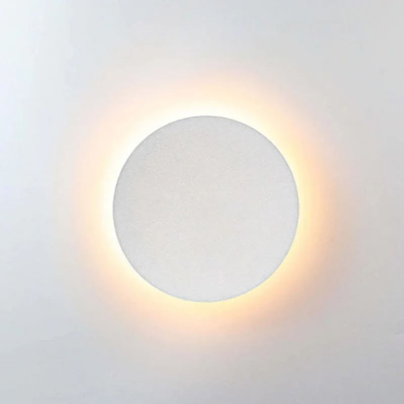 Modern Minimalist LED Wall Lamp - Zenith-White-Warm White-Round Small-State of Style