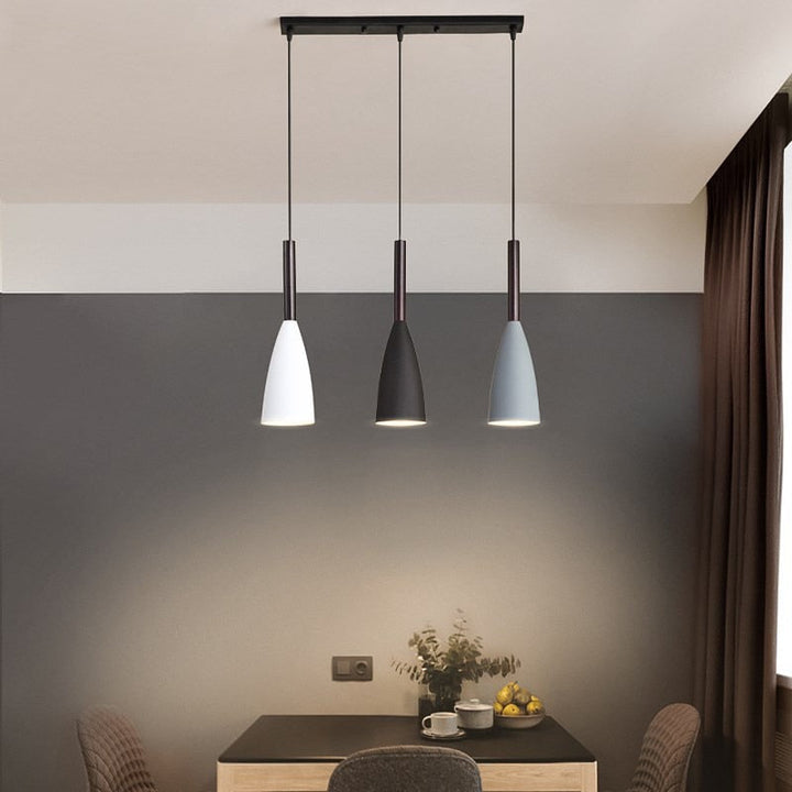 Modern Pendant Lamp Set - Lars-1 White-State of Style