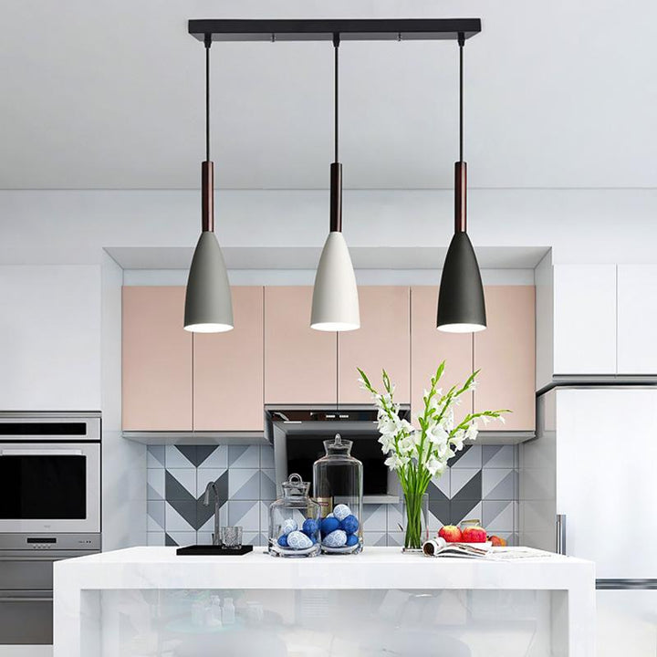 Modern Pendant Lamp Set - Lars-1 White-State of Style