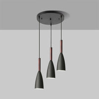 Modern Pendant Lamp Set - Lars-3 Round Black-State of Style