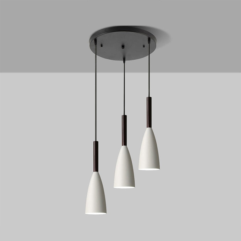 Modern Pendant Lamp Set - Lars-3 Round White-State of Style