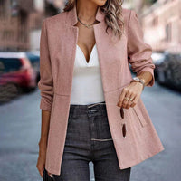 Modern Pink Ladies Blazer - Isla-S-State of Style