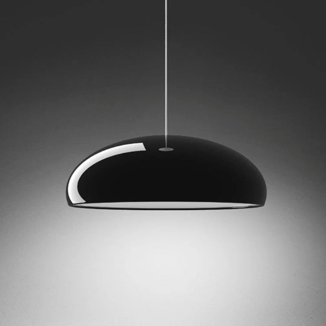 Modern Round LED Pendant Lamp - Serena-Average 35 cm-Black-State of Style