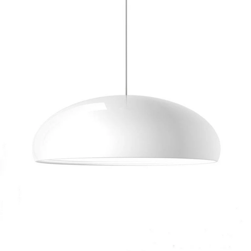 Modern Round LED Pendant Lamp - Serena-Average 35 cm-Orange-State of Style