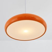 Modern Round LED Pendant Lamp - Serena-Average 35 cm-Orange-State of Style