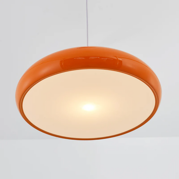 Modern Round LED Pendant Lamp - Serena-Average 35 cm-Orange-State of Style