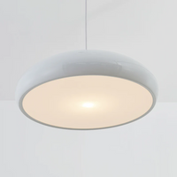 Modern Round LED Pendant Lamp - Serena-Average 35 cm-Orange-State of Style