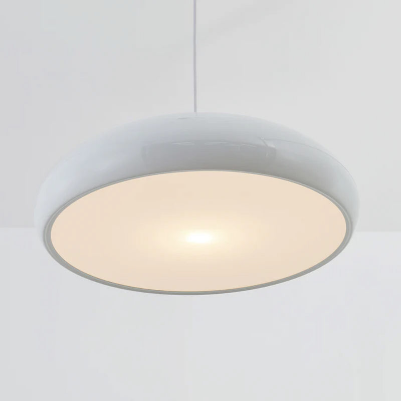 Modern Round LED Pendant Lamp - Serena-Average 35 cm-Orange-State of Style