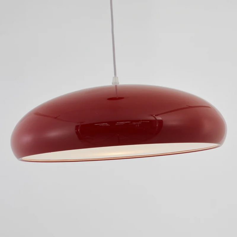 Modern Round LED Pendant Lamp - Serena-Average 35 cm-Orange-State of Style