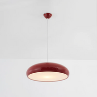 Modern Round LED Pendant Lamp - Serena-Average 35 cm-Orange-State of Style