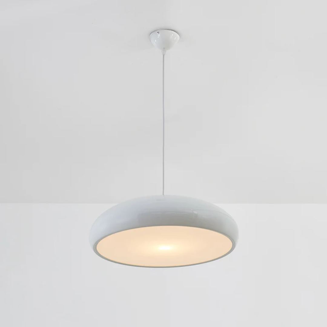 Modern Round LED Pendant Lamp - Serena-Average 35 cm-Orange-State of Style
