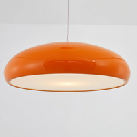 Modern Round LED Pendant Lamp - Serena-Average 35 cm-Orange-State of Style