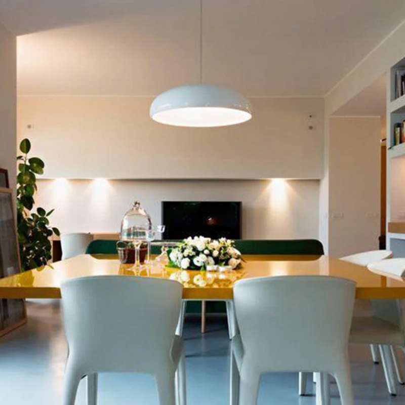 Modern Round LED Pendant Lamp - Serena-Average 35 cm-White-State of Style
