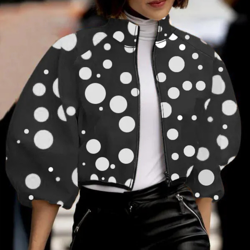 Modern Short Women's Coat - Vesper-Black-XS-State of Style