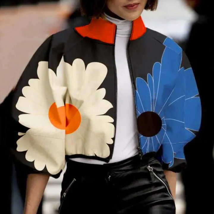 Modern Short Women's Coat - Vesper-Blue-XS-State of Style