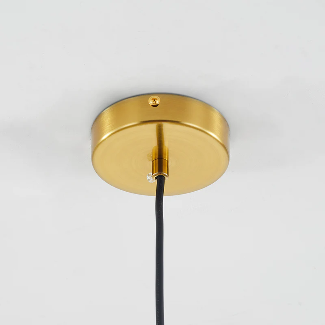 Modern Spherical LED Pendant Light - Aurora Sphere-Amber-15 cm-State of Style