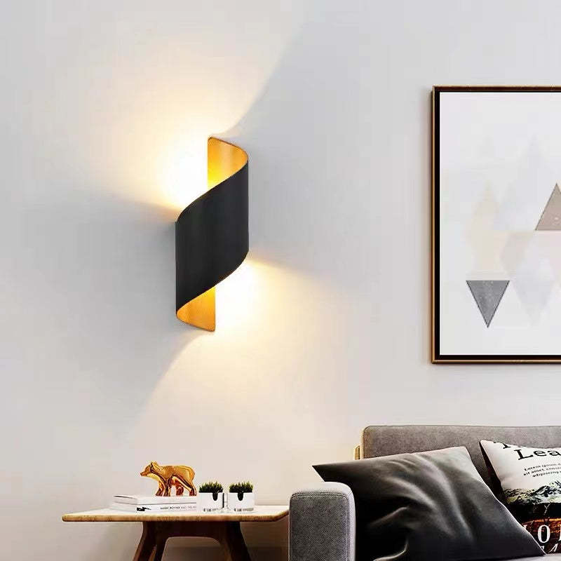 Modern Spiral LED Wall Lamp – TwistLight-Small-White-State of Style