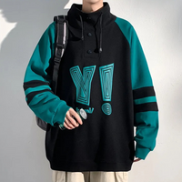 Modern Sweater with Stand-Up Collar for Men - Matteo-Black-S-State of Style