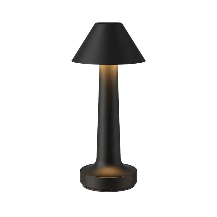 Modern Table Lamp - SleekGlow-Black/Cone-State of Style