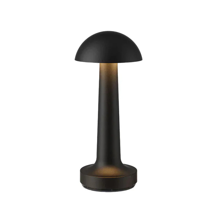Modern Table Lamp - SleekGlow-Black/Round-State of Style