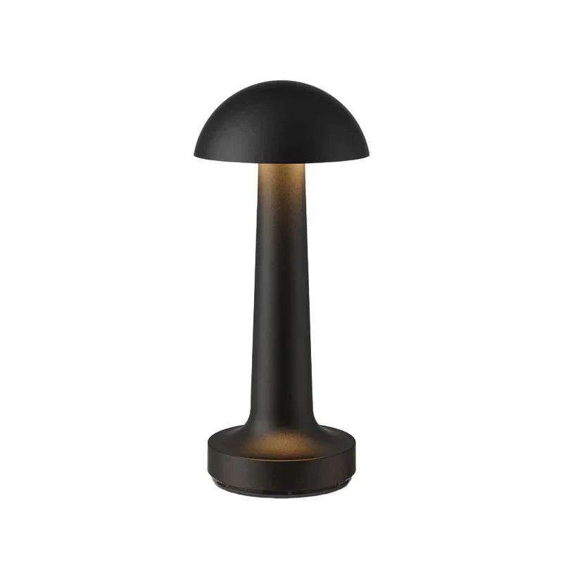 Modern Table Lamp - SleekGlow-Black/Round-State of Style