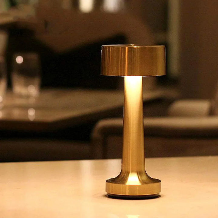 Modern Table Lamp - SleekGlow-Gold/Cylinder-State of Style