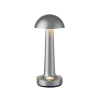 Modern Table Lamp - SleekGlow-Silver/Round-State of Style