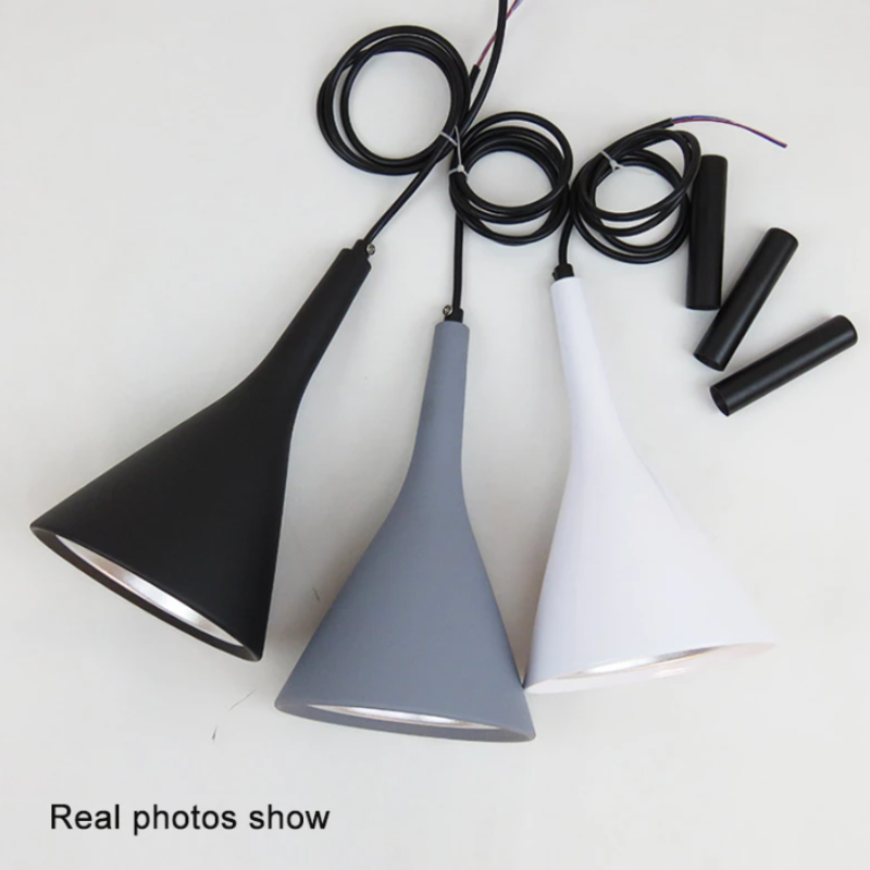 Modern Triangular Pendant Light - Trionda-Black-State of Style