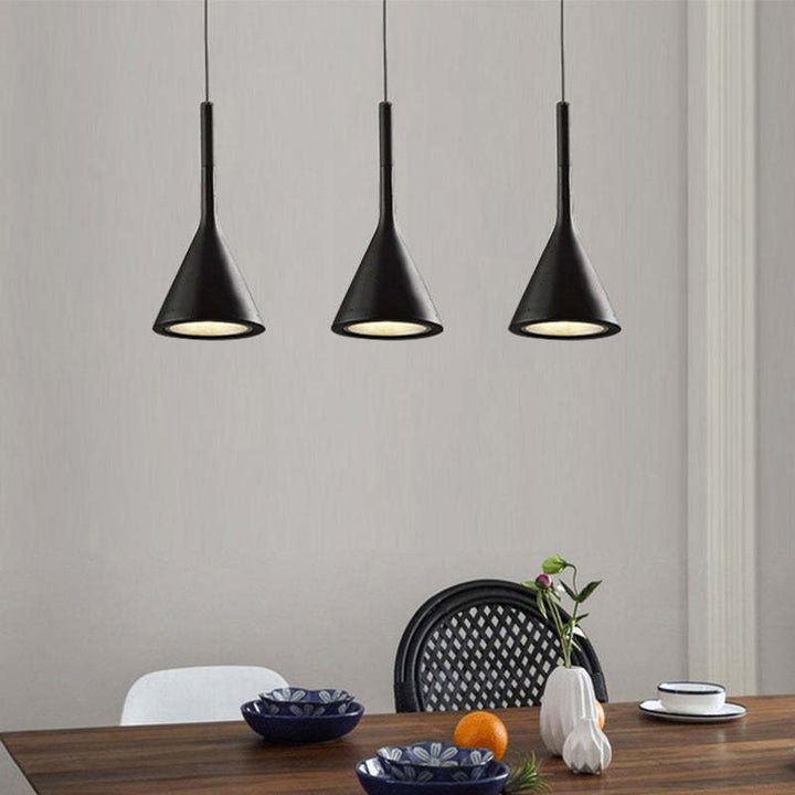 Modern Triangular Pendant Light - Trionda-Green-State of Style