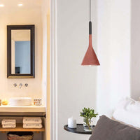 Modern Triangular Pendant Light - Trionda-Pink-State of Style