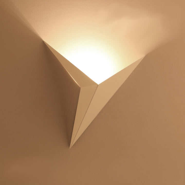 Modern Triangular Wall Lamp - TrigoLux-White-Warm White-State of Style