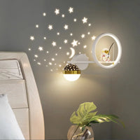 Modern Wall Lamp for Children's Rooms - TinyGlow-White Right-Three Colours-State of Style