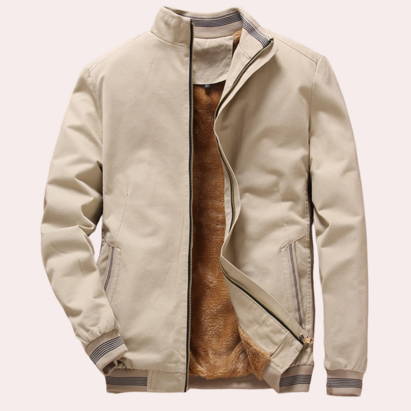 Modern Winter Jacket for Men - Arden-Beige-S-State of Style