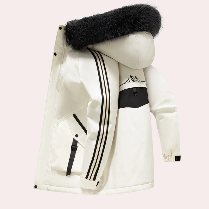 Modern Winter Jacket for Men - Maxim-Black-S-State of Style