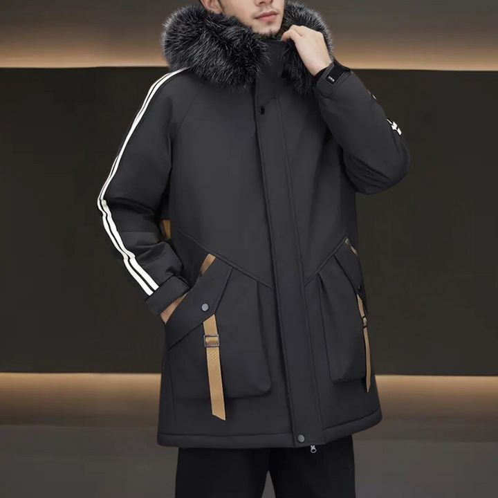 Modern Winter Jacket for Men - Maxim-Brown-S-State of Style