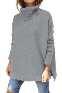 Warm Loose-Fitting Ladies' Sweater With Collar – Amara