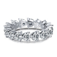 Moissanite Engagement Ring | Sparkling Elegance-Diameter (cm): 5.1-White-State of Style