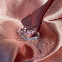Moissanite Engagement Ring | Sparkling Elegance-Diameter (cm): 5.1-White-State of Style